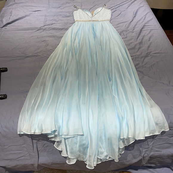 Sherri Hill Prom Dress - Light Blue - Picture 6 of 8
